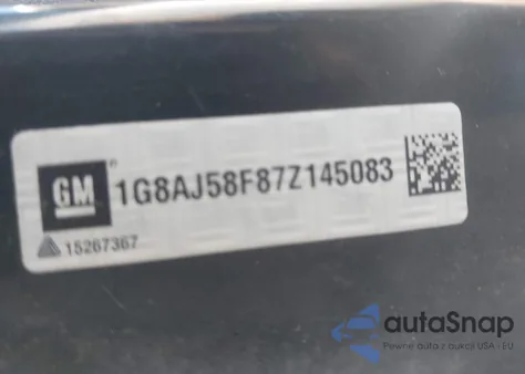2007 Saturn Ion 2 from USA, damaged, VIN 1G8AJ58F87Z145083